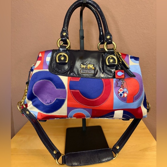 Coach Handbags - Coach Poppy Groovy Satchel 13232 – Bold Patchwork